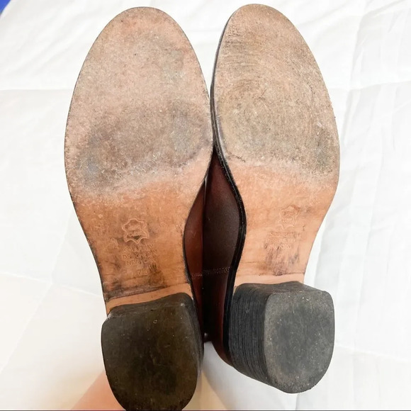 Matt Bernson Brown Leather Chelsea Ankle Boots - Picture 6 of 8